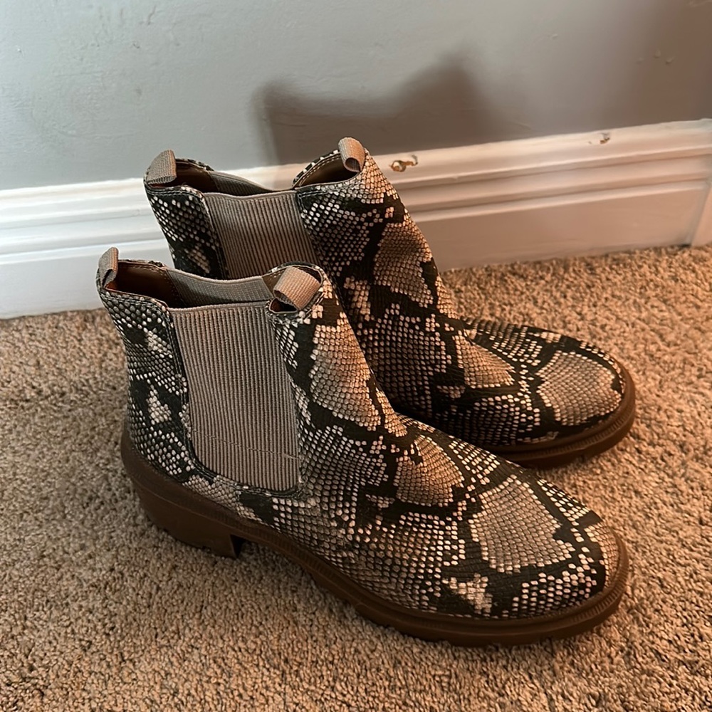 Target SnakeSkin Booties